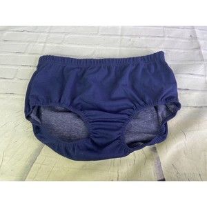 Vintage Broderick Active Comfort Knit Classic Brief Underwear Blue Mens Size 34